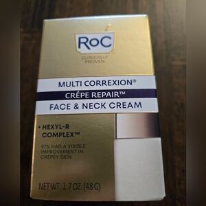 RoC Multi Correxion Crepe Repair Face & Neck Cream - Gold and White